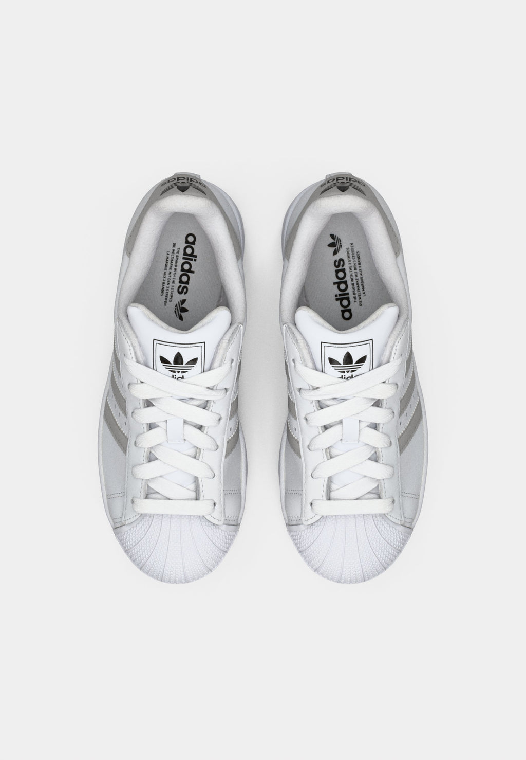 Adidas Superstar II White Grey Two