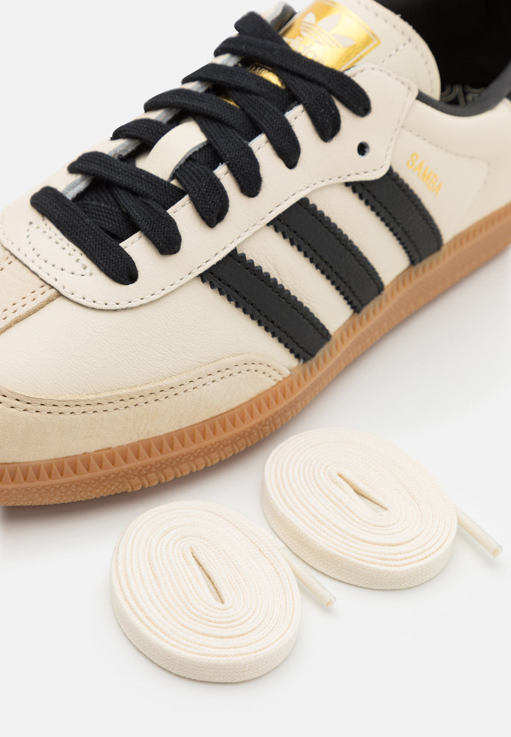 Adidas Samba OG Cream White Sand Strata (Women's)