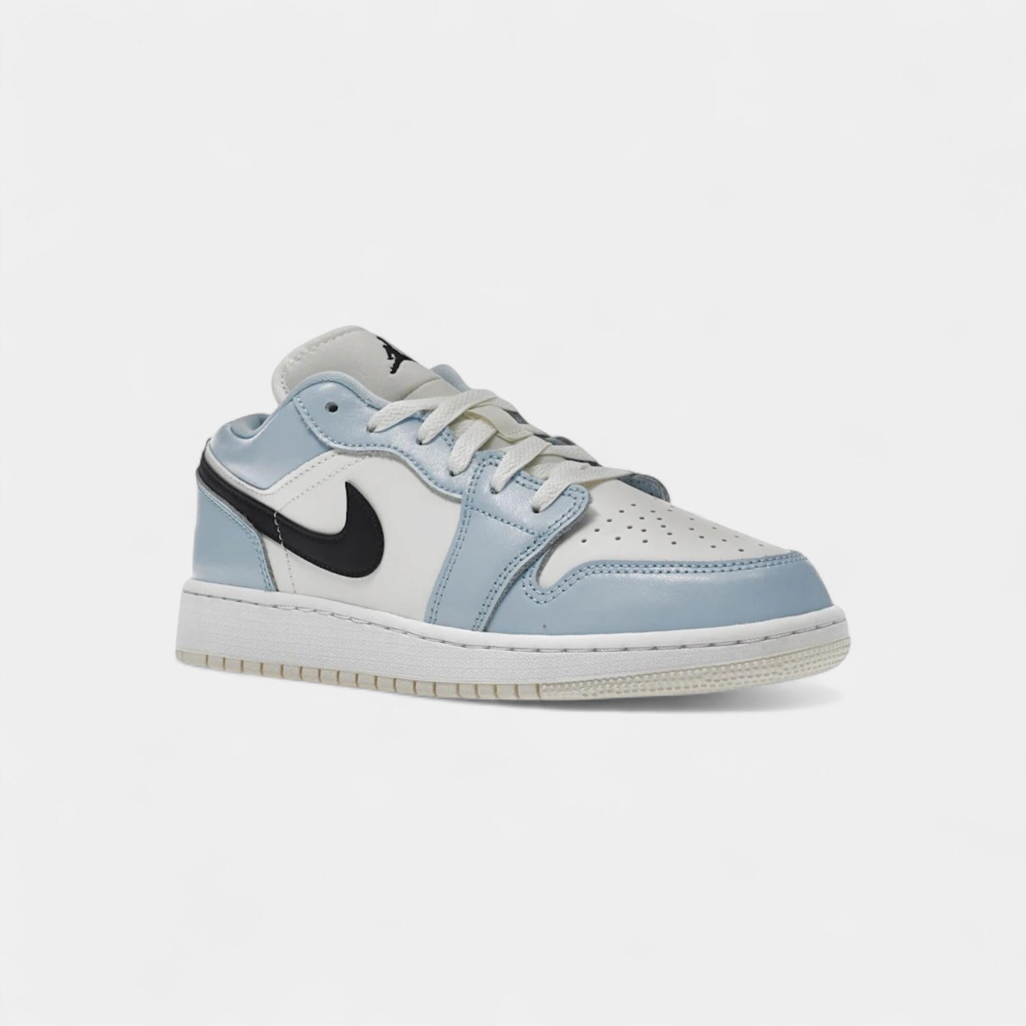 Jordan 1 Low Ice Blue Black (GS)