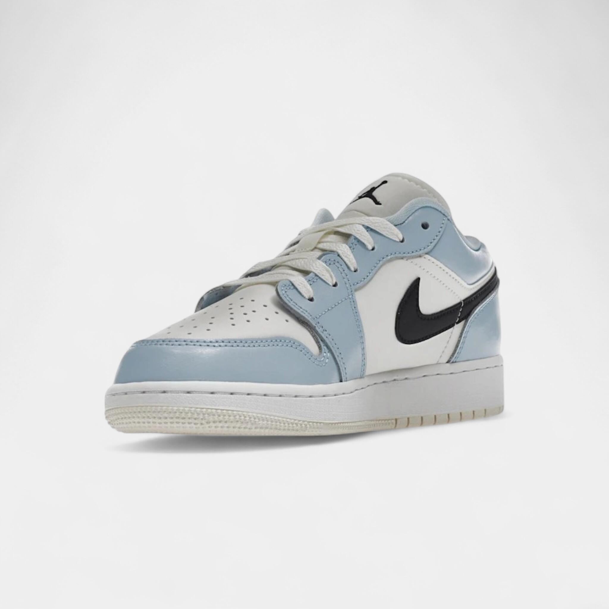 Jordan 1 Low Ice Blue Black (GS)
