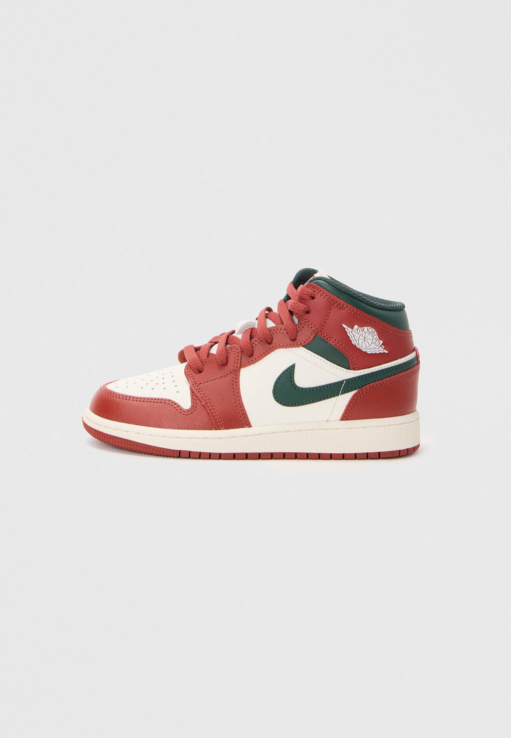 Jordan 1 Mid Redstone Midnight Green