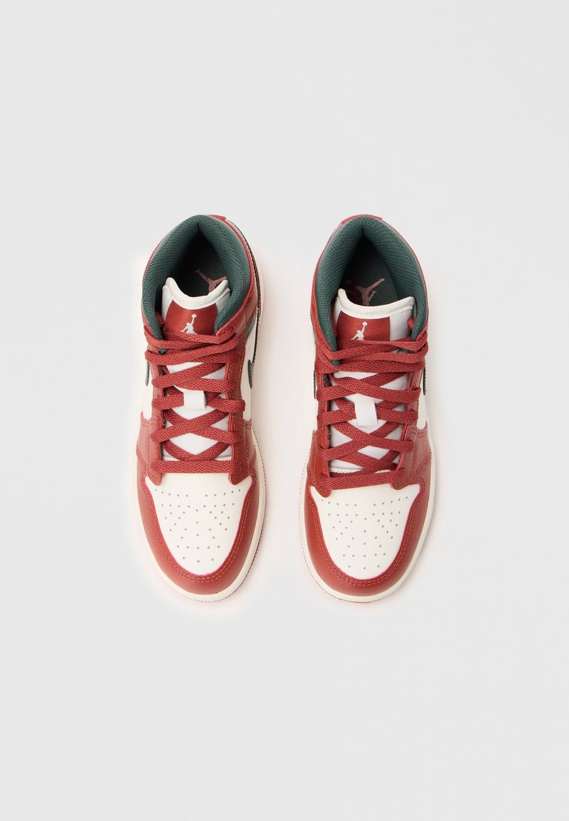 Jordan 1 Mid Redstone Midnight Green