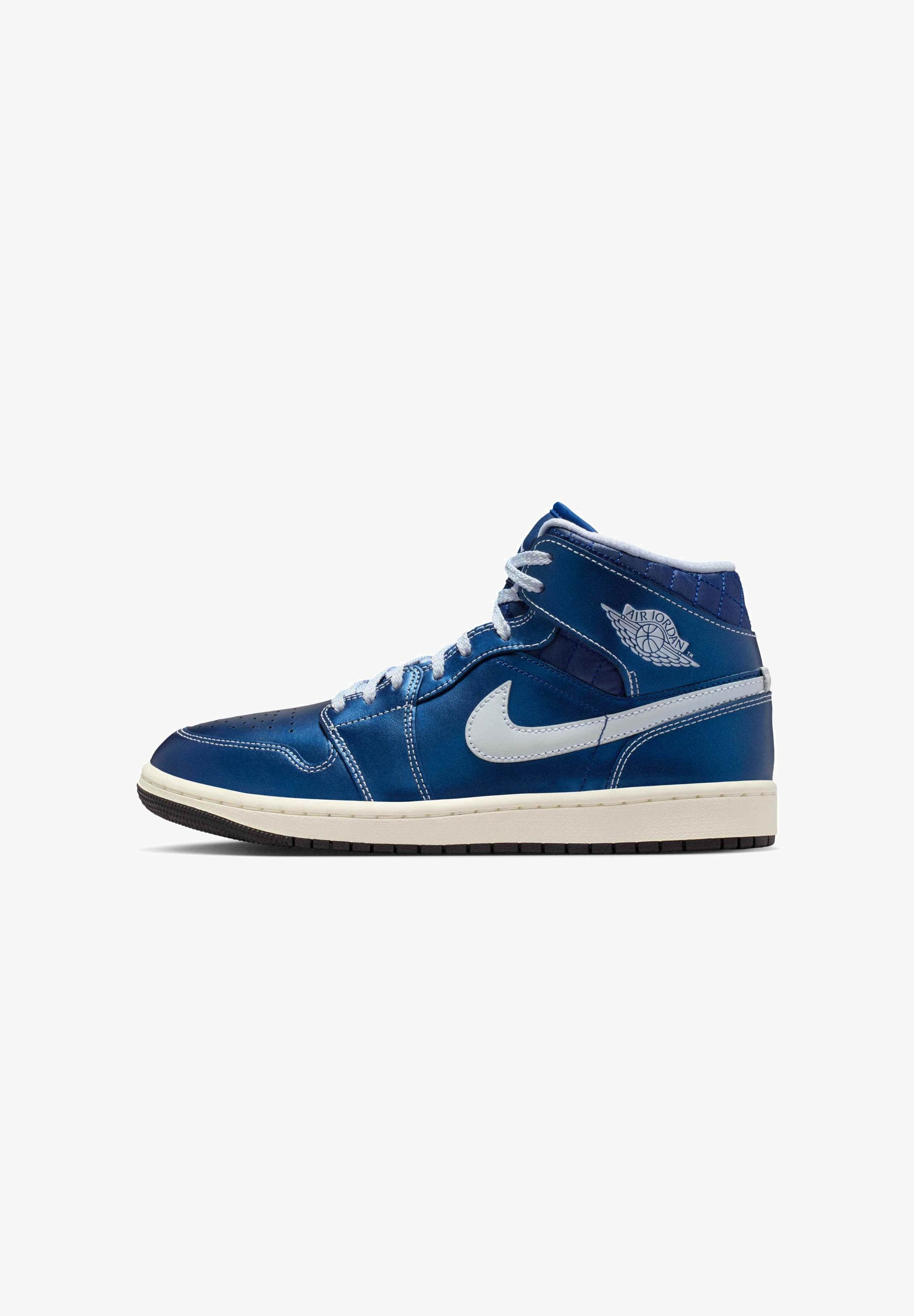 Jordan 1 Mid SE Metallic Blue Quilted (Women's)