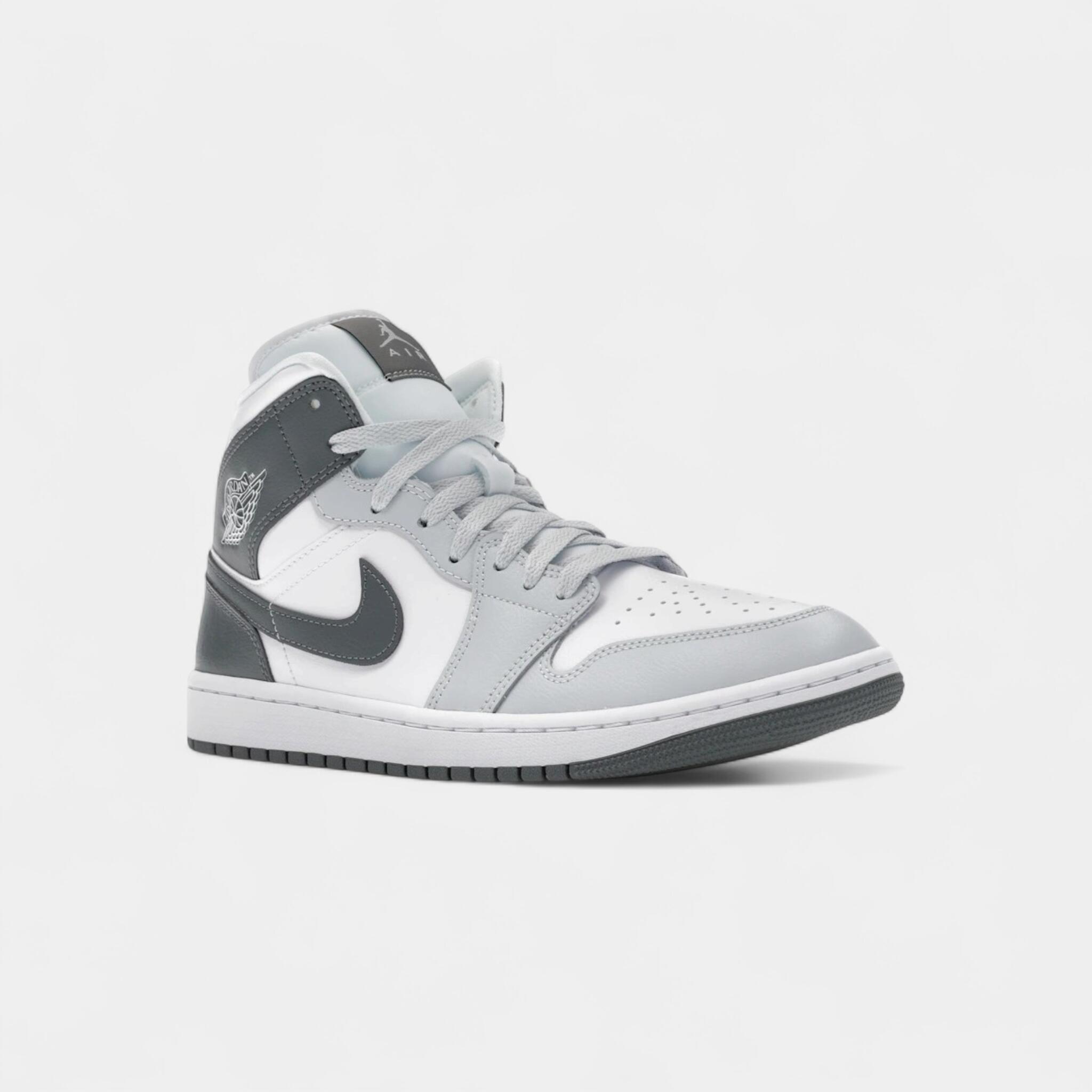 Jordan 1 Mid White Smoke Grey (Women's)