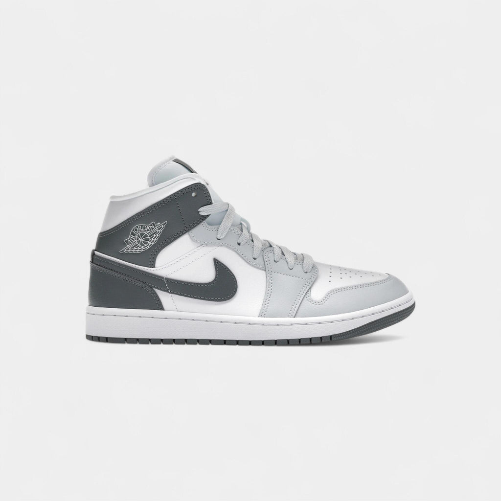 Jordan 1 Mid White Smoke Grey (Women's)