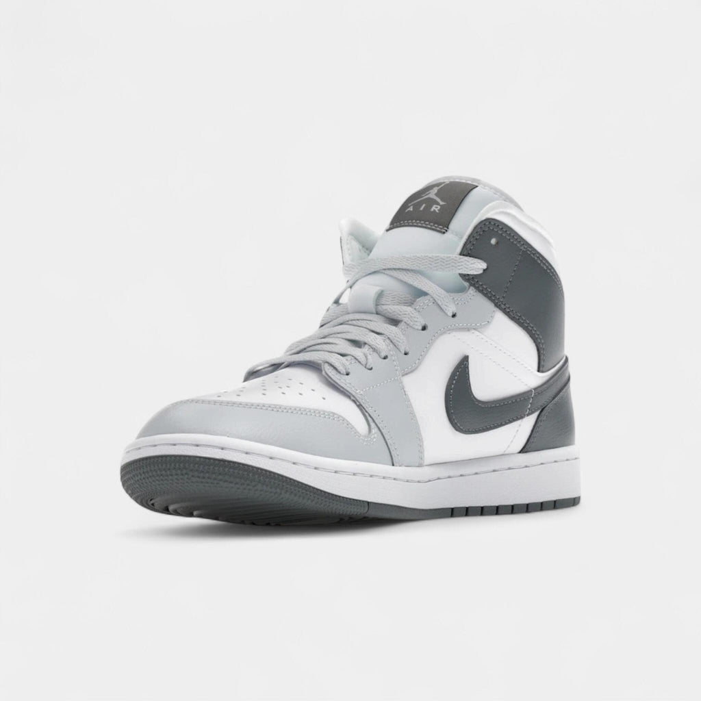 Jordan 1 Mid White Smoke Grey (Women's)