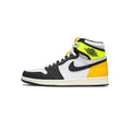 Jordan 1 Retro High G White University Gold Volt Black