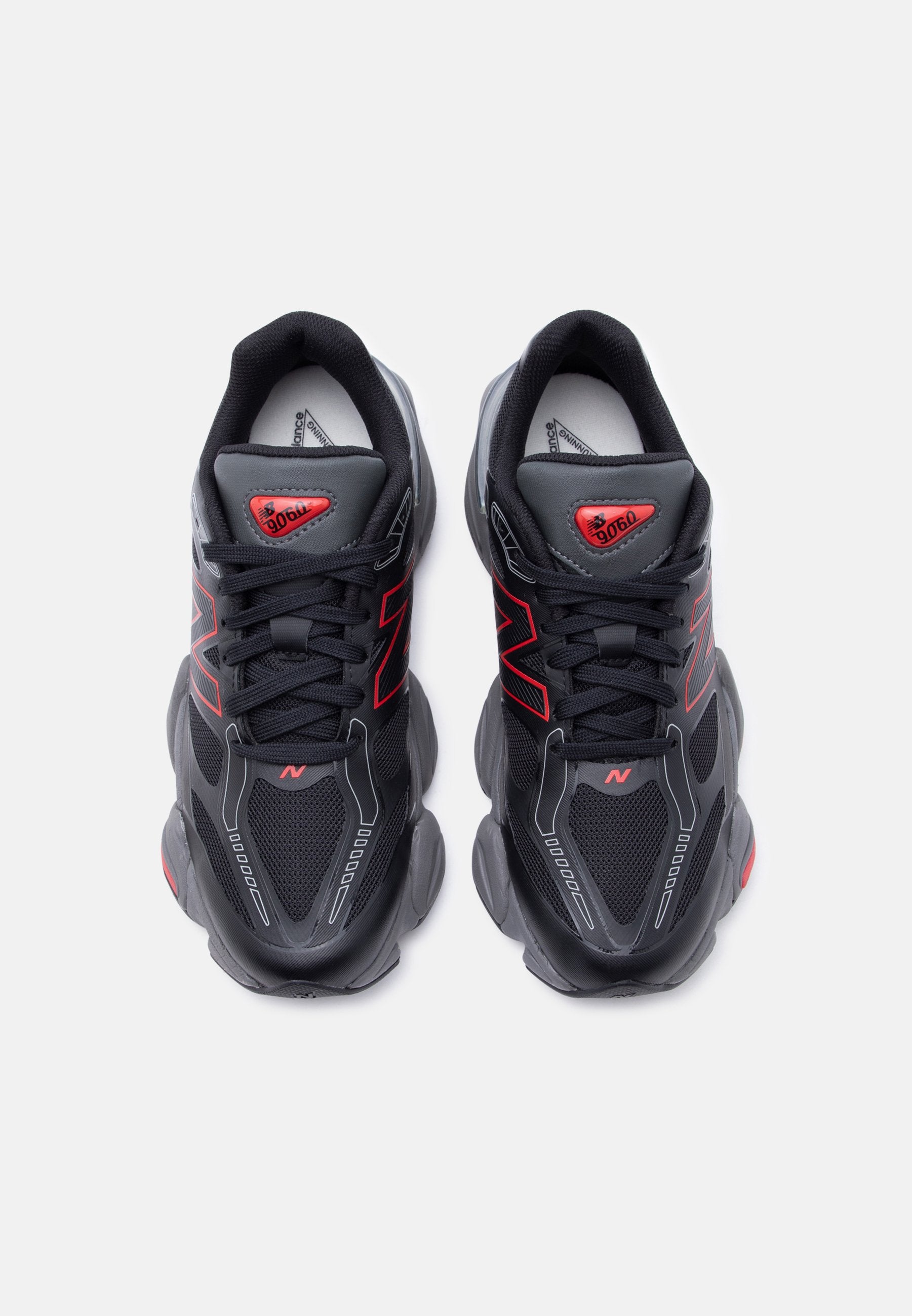 New Balance 9060 Black/Fire Cracker