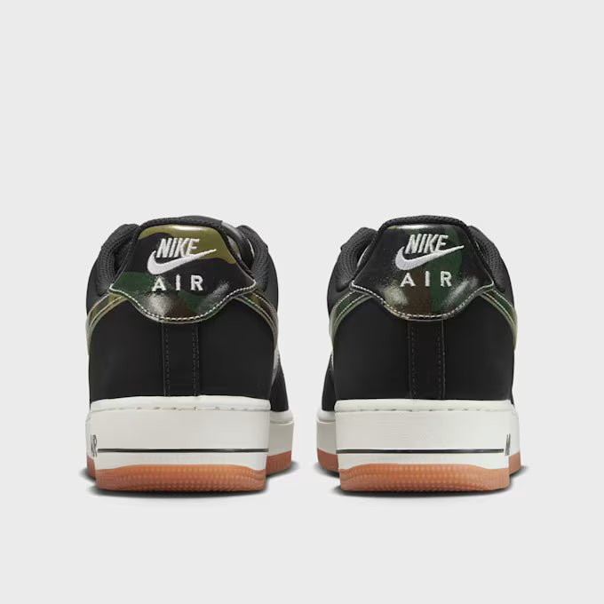 Nike Air Force 1 Low '07 LV8 Black Patent Camo Swoosh