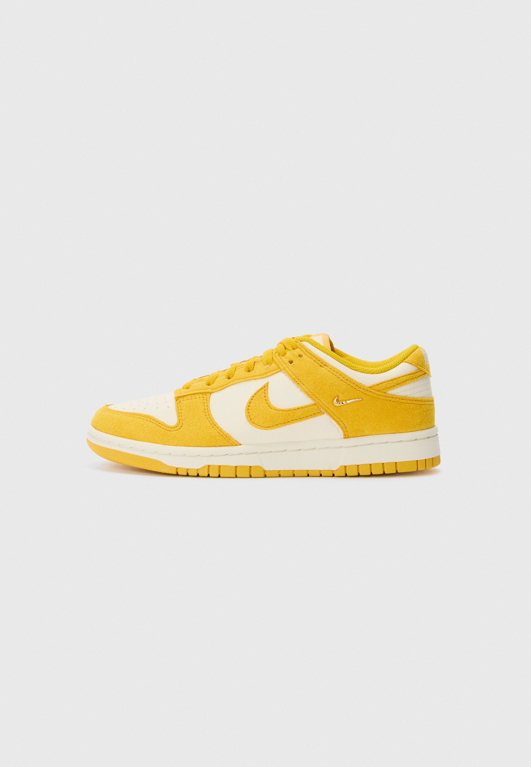 Nike Dunk Low Dark Sulfur Gold Mini Swoosh (Women's)