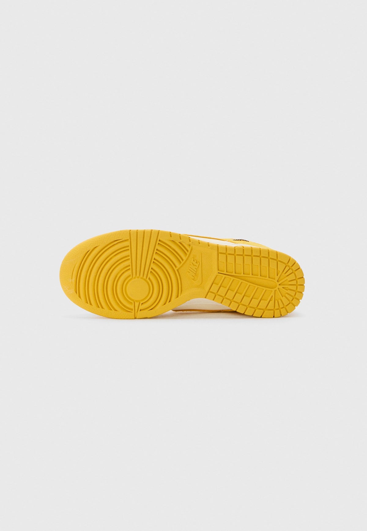 Nike Dunk Low Dark Sulfur Gold Mini Swoosh (Women's)