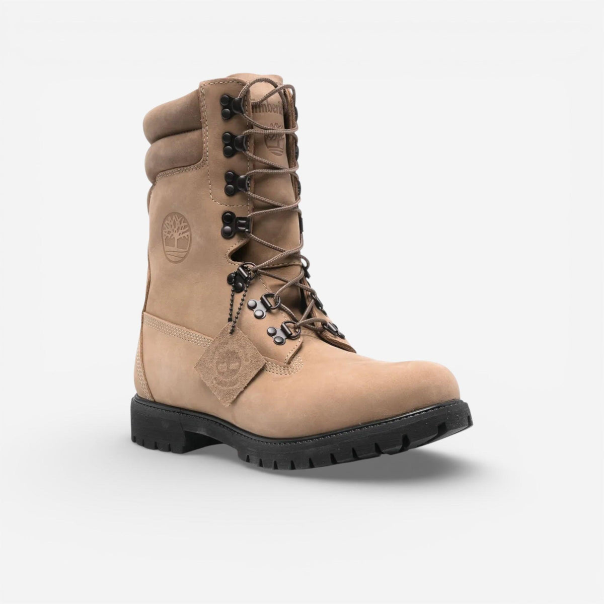 Timberland Mens Premium Tall Waterproof Boots Beige