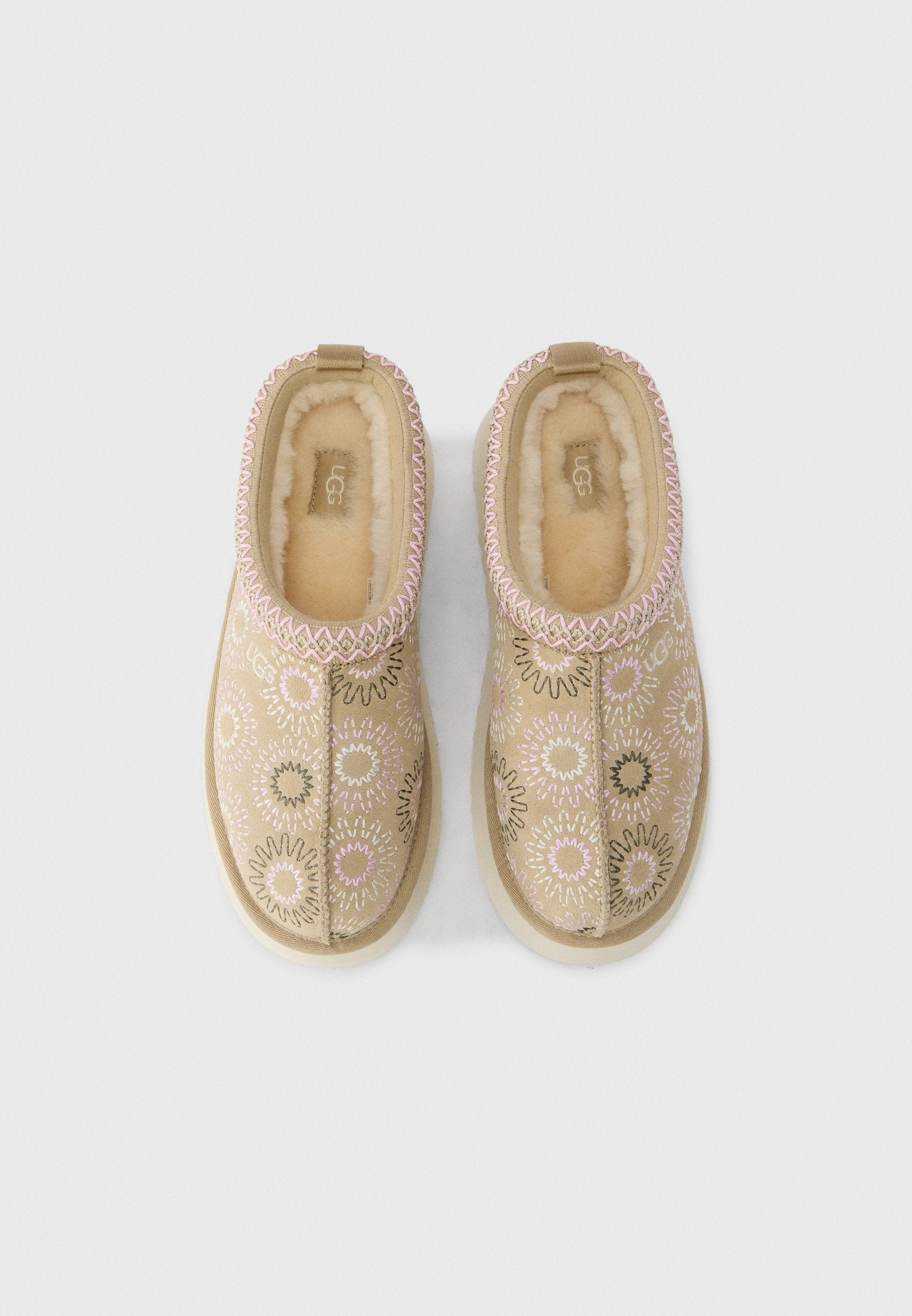 UGG Tazz Sun Stitch Slipper Mustard Seed